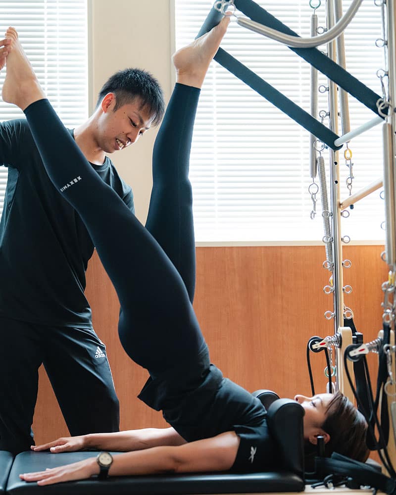 ピラティスの施術風景